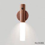 Lámpara de madera Led magnética recargable con sensor de movimiento - Klouss - Chile - Mujer - Lámpara - Home, lampara, led