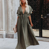 Vestido Nissi - Klouss - Chile - Mujer - Vestido - Oferta, salida de baño, verano, Vestido camisero, vestido de verano